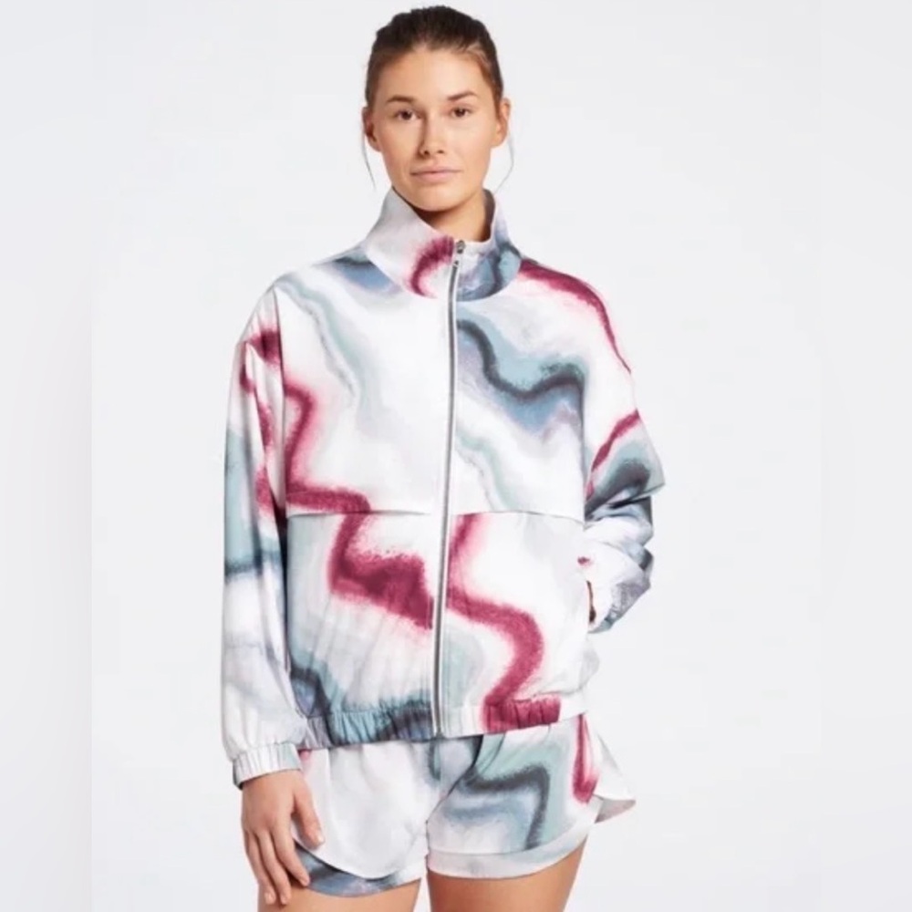 NWT Calia Zip-Up Jacket – Airbrush Crystal Multi – Small